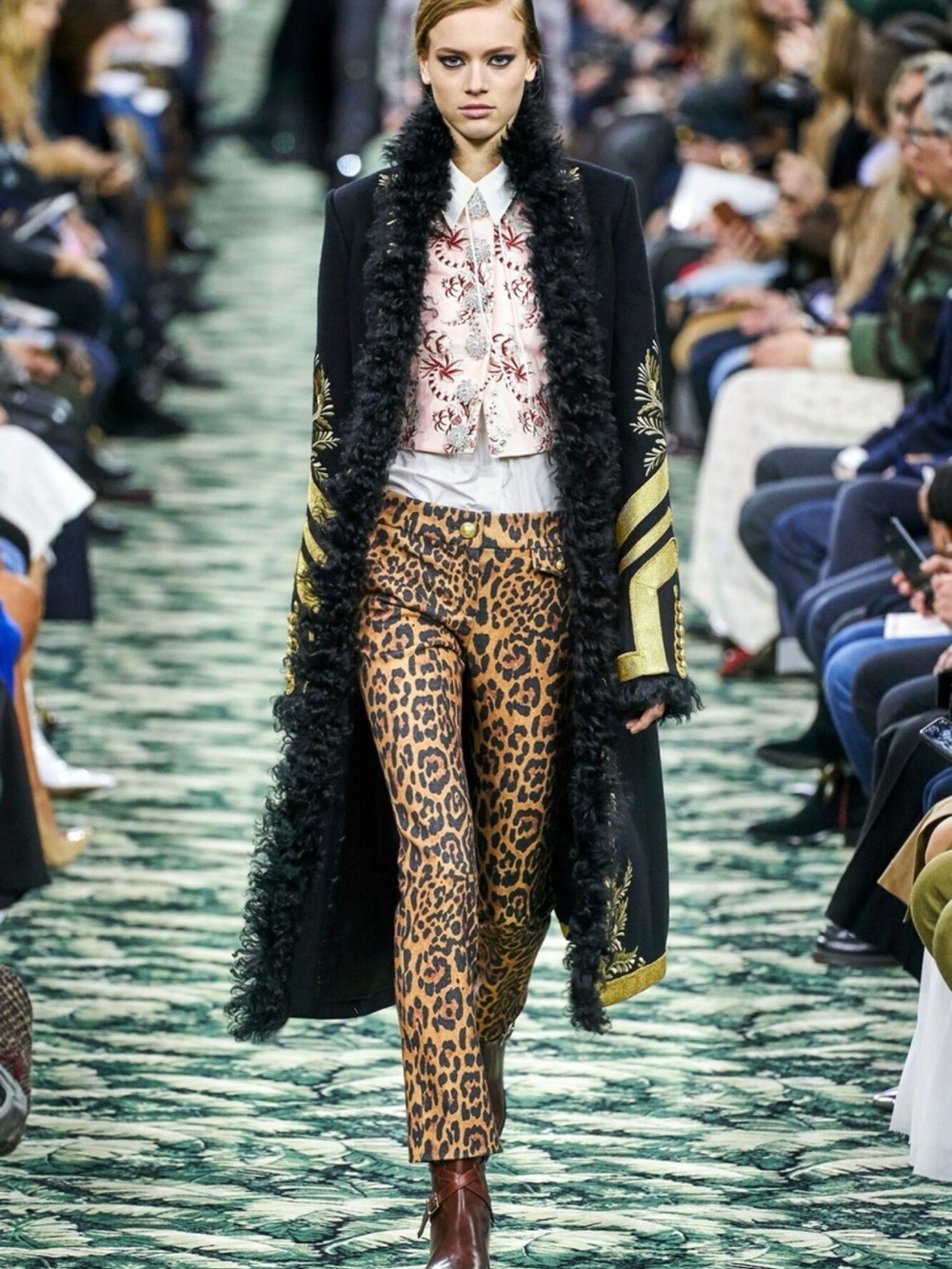 Paco Rabanne Runway 2019 Cheetah Pants